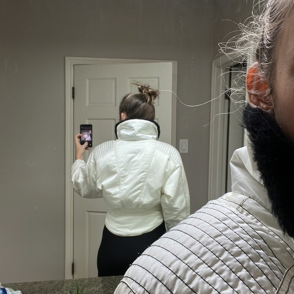 Vintage black and white Ossi ski coat - Picture 4 of 8